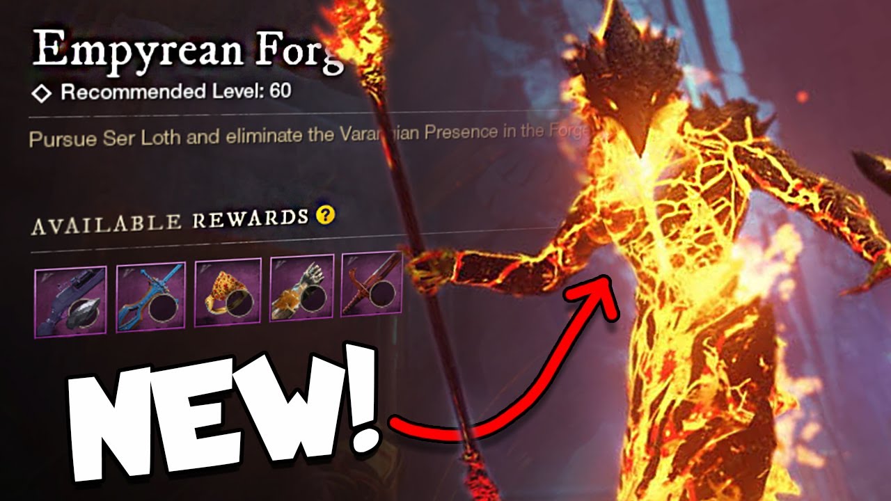 NEW Dungeon in New World! Empyrean Forge Full Run