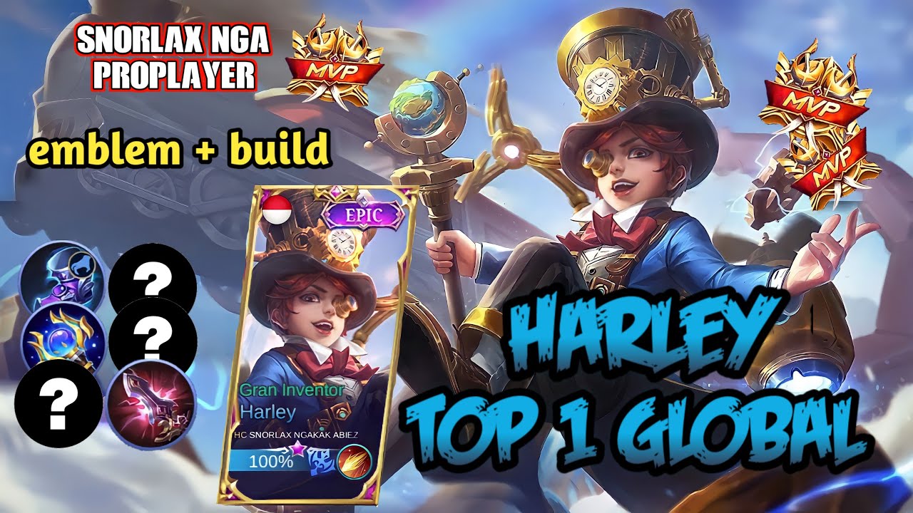 Brutal Harley Mid Lane Best build 2021!! - Top 1 Global Harley by SNORLAX NGA | Mobile Legends