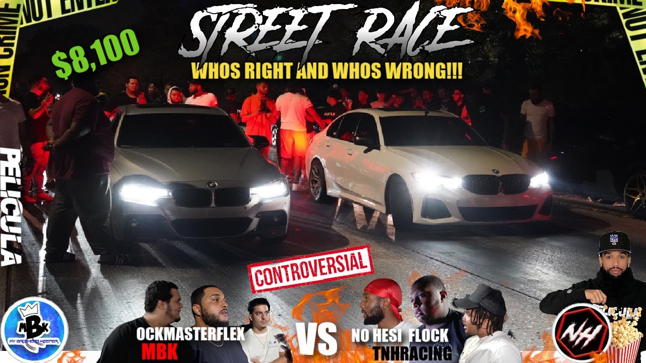 STREET RACE TEAM NO HESI MODDED M340 VS MODDED BMW 340 WHAT JUST HAPPENED 🤯 RACE GONE WRONG !!
