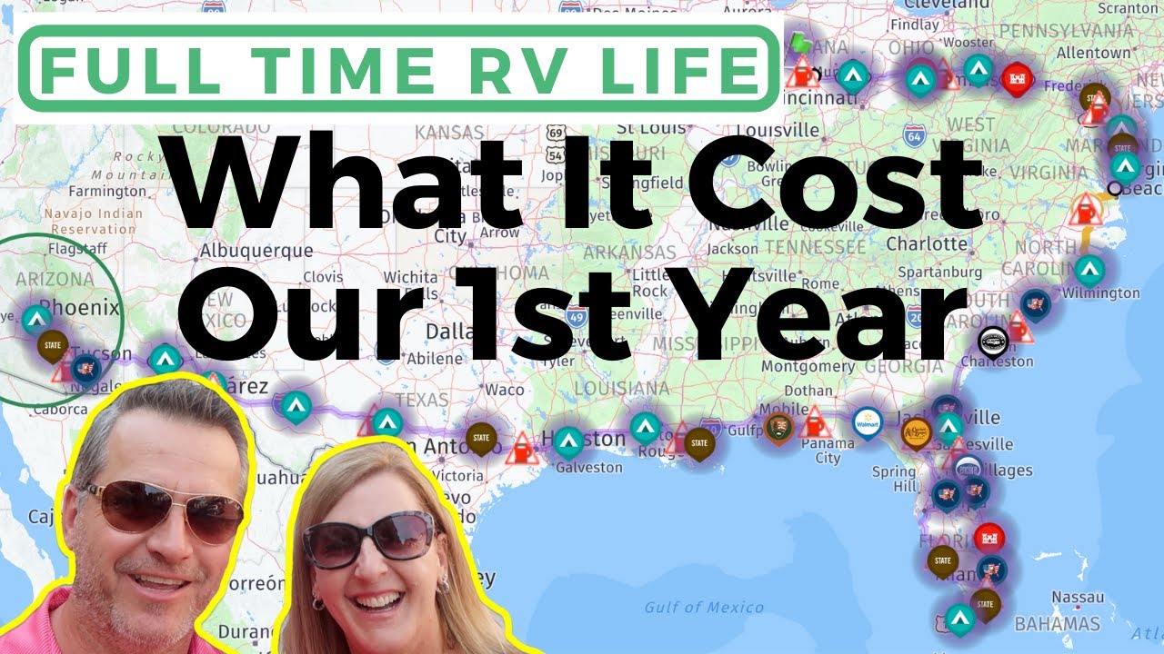 How Much it Cost to Live in an RV Full Time [1 Year RV Budget Review]
