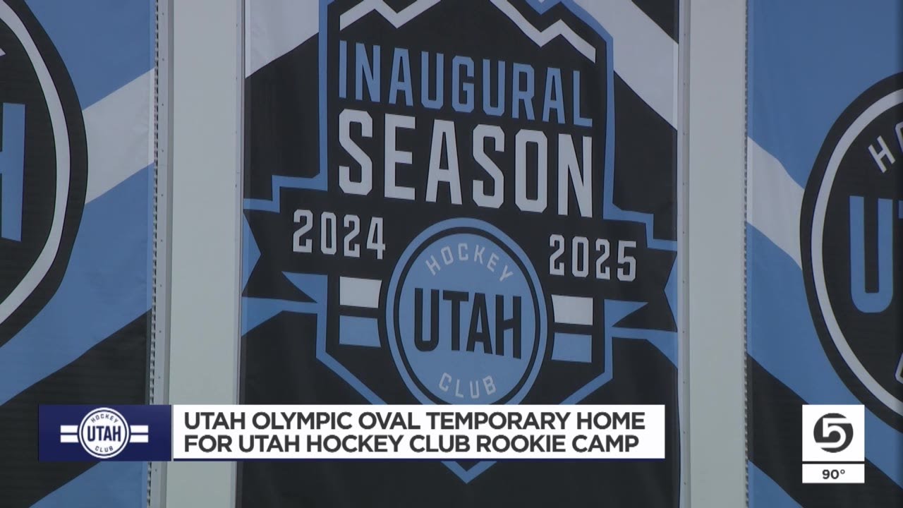 Utah Hockey Club opens rookie camp at Utah Olympic Oval