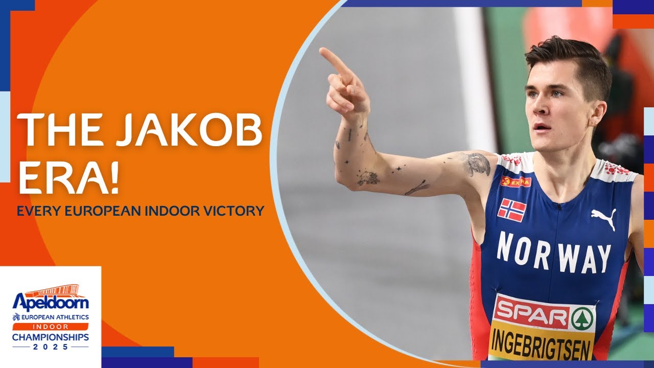 FIVE times Jakob Ingebrigtsen 🇳🇴 DOMINATED at the European Indoor Championships! 🔥