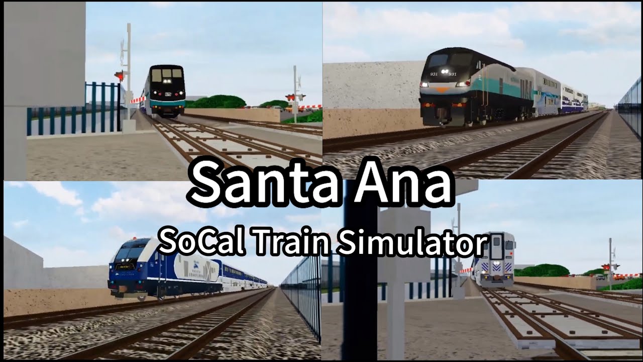 Railfanning near Santa Ana - Roblox SoCal Train Simulator