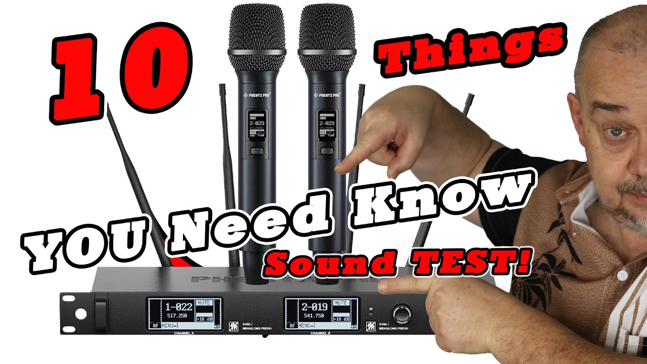 ВАУ! Это лучший беспроводной микрофон для пения — PTAU-2 от Phenyx Pro.