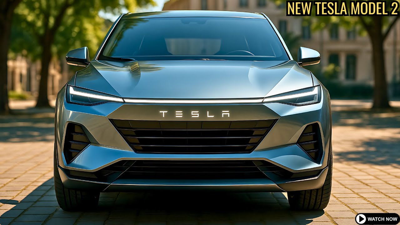 Новый дизайн Tesla Model 2 2026 года вас шокирует — потрясающий первый взгляд!