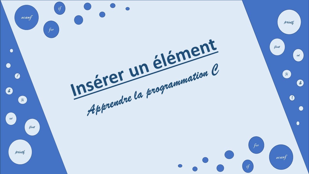 Langage C: Insertion d'un élément dans un tableau trié