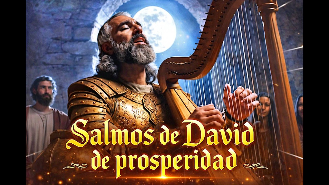 SALMOS DE ADORACIÓN Y BENDICION PARA LA PROPSERIDAD | David cantaba con poder #salmos #músicahebrea
