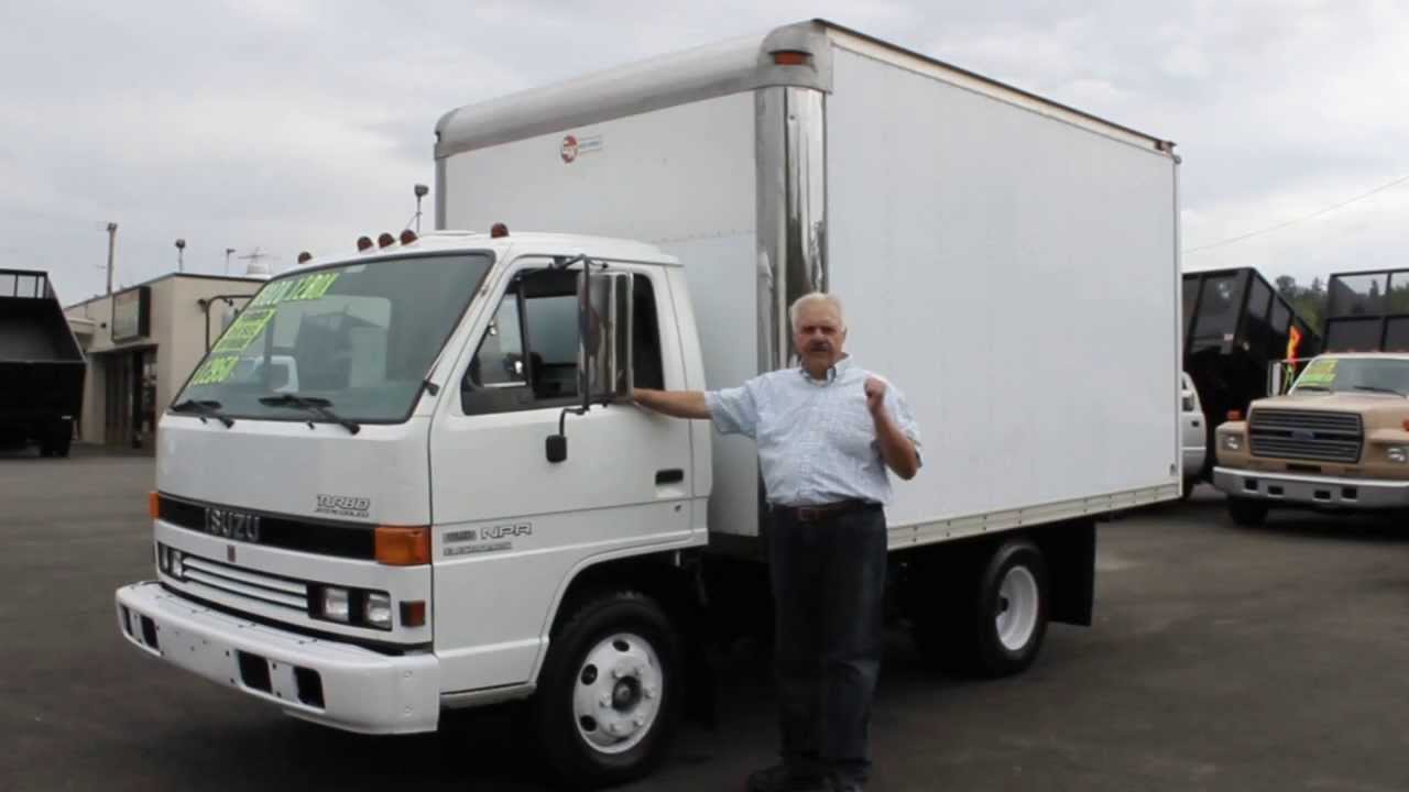 Town and Country Truck #5753: 1993 ISUZU NPR 12 Ft. Box Truck