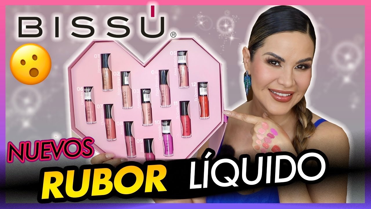 NUEVOS RUBORES LIQUIDOS DE BISSÚ 12 TONOS!!