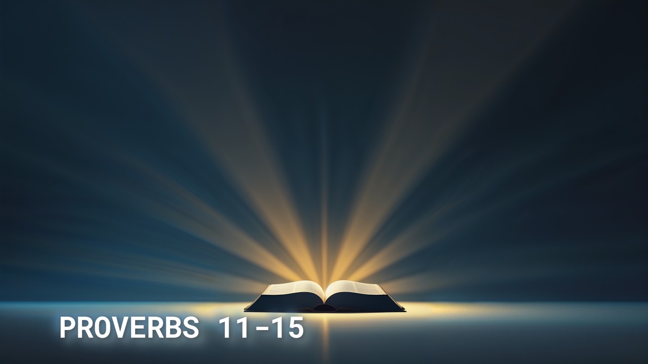 Book of Proverbs — Chapters 11–15 | Peaceful Scripture Reading