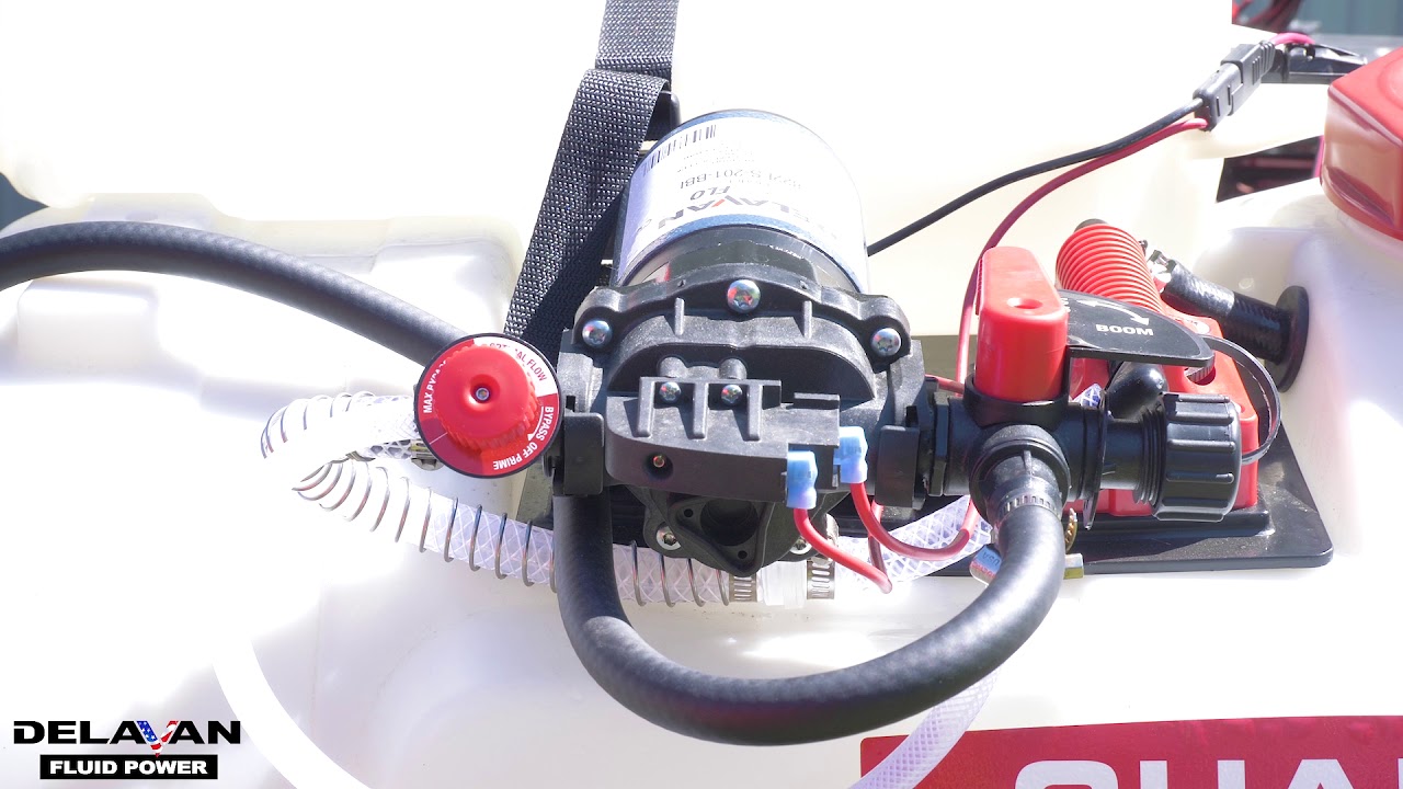 Chapin Mixes-on-Exit Sprayer Set-up with Delavan Pump