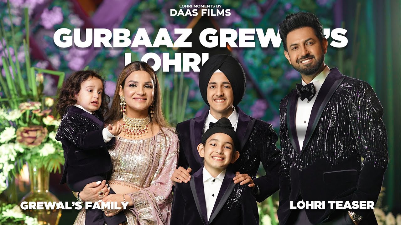 Gurbaaz Grewal Lohri | THE Grewal Family | Gippy Grewal | Shinda Grewal | Humble Kids | Celebrity