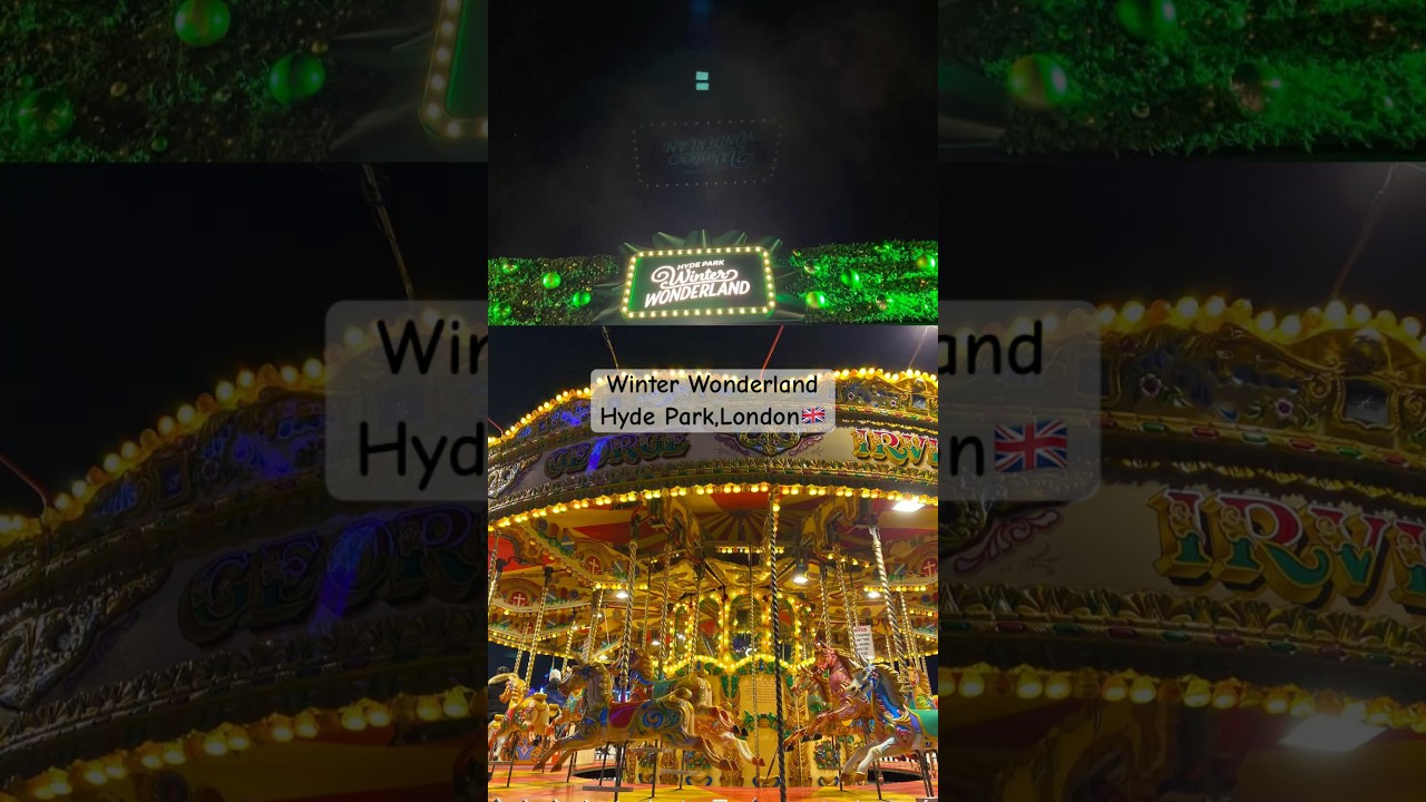 #winterwonderland #london #christmas #blogger #travel #travelvlog #holiday #trending #shorts #india