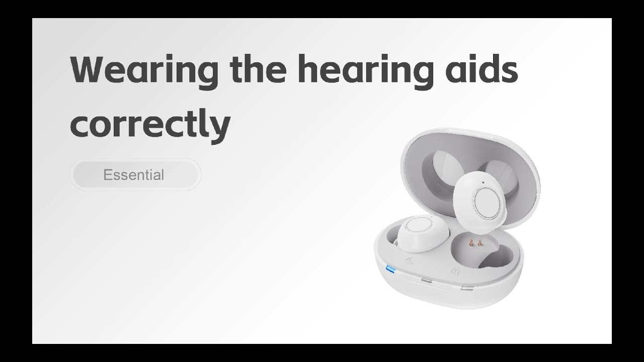 How to Wear Ceretone Essential OTC Hearing Aids