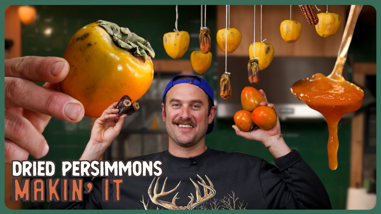 Brad Makes a Sweet Fruit Snack with Persimmons! | Makin' It! | Brad Leone