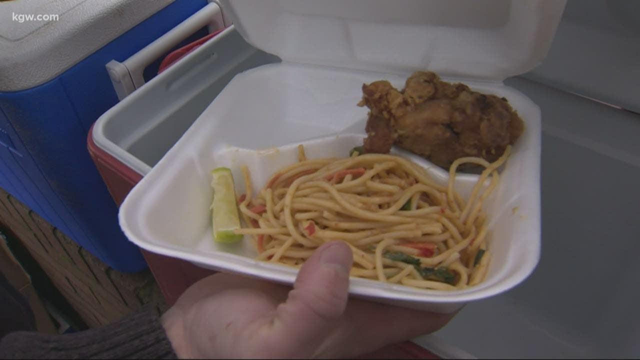 Portland neighborhood potluck feeds 100+ people per week