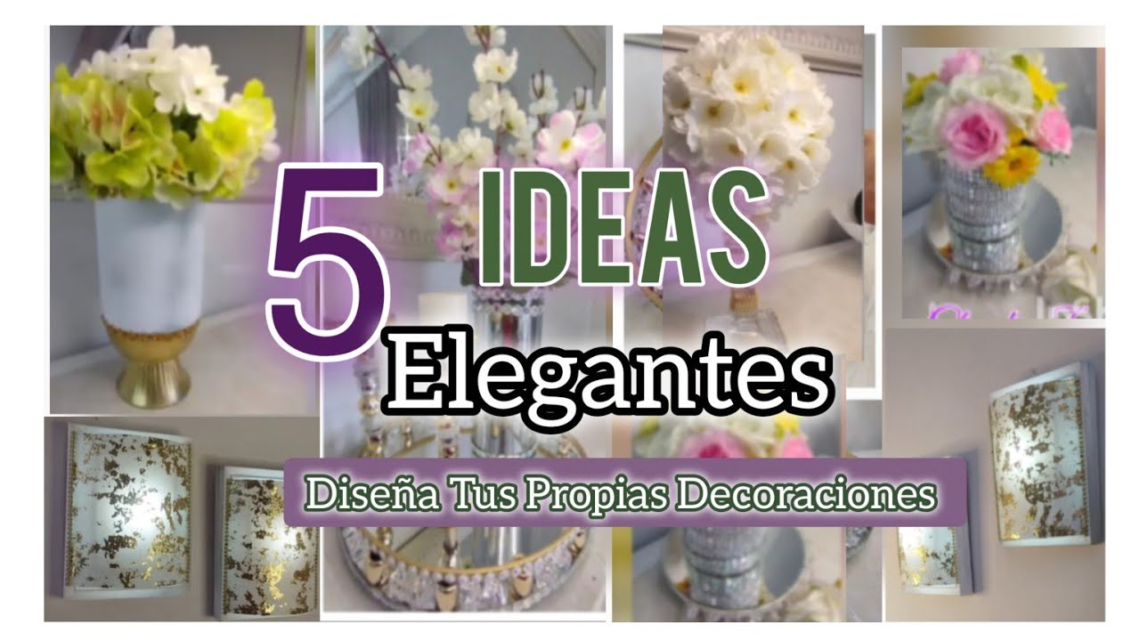 👉🌷 Diseña tus Propias Decoraciones,  Ideas bonitas y económicas 🌸🌻 #diy #decoration  #ideas #hogar