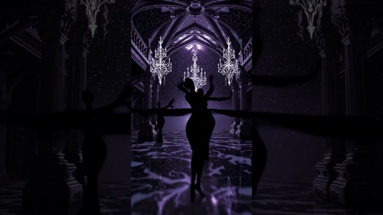 Void Dancer 🌑 Elegant Dark Cosmic Journey  #ambientvibes