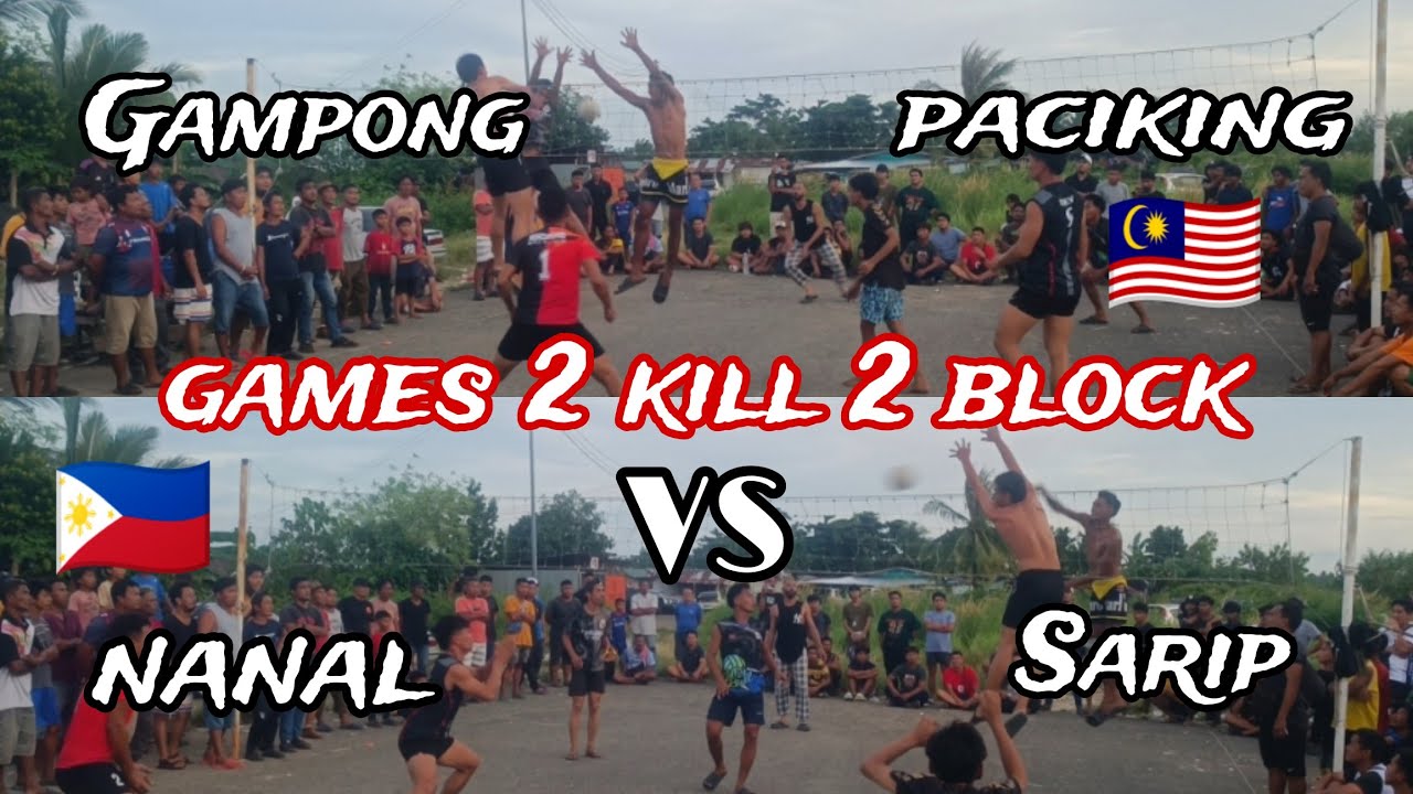 ALIH FAIZAL GAMPONG NANAL 🇵🇭 VS 🇲🇾 PACIKING SARIP 2 KILL 2 BLOCK VOLLEYBALL SEMPORNA MATCH 2025 🔥🔥🔥