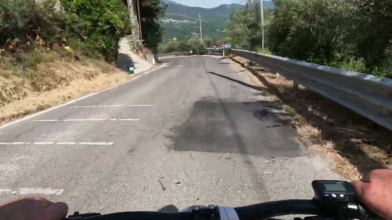 Gallinaro, a ride down the mountain