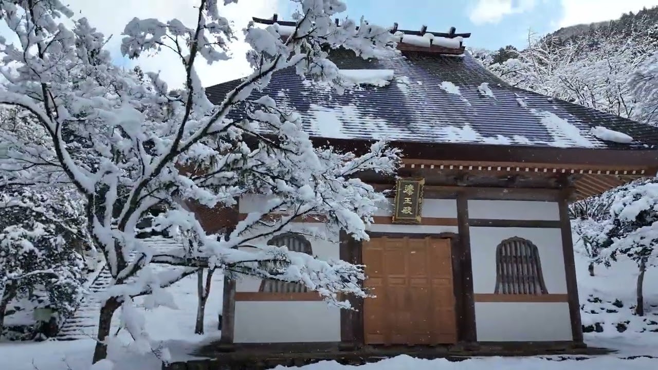 丹波市高源寺の雪景色～(兵庫県丹波市青垣町桧倉５１４)2026.01.25