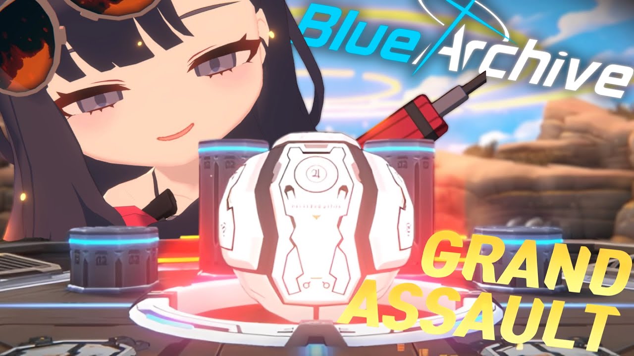 [49] My First Grand Assault Against Chesed!| Blue Archive Playthrough