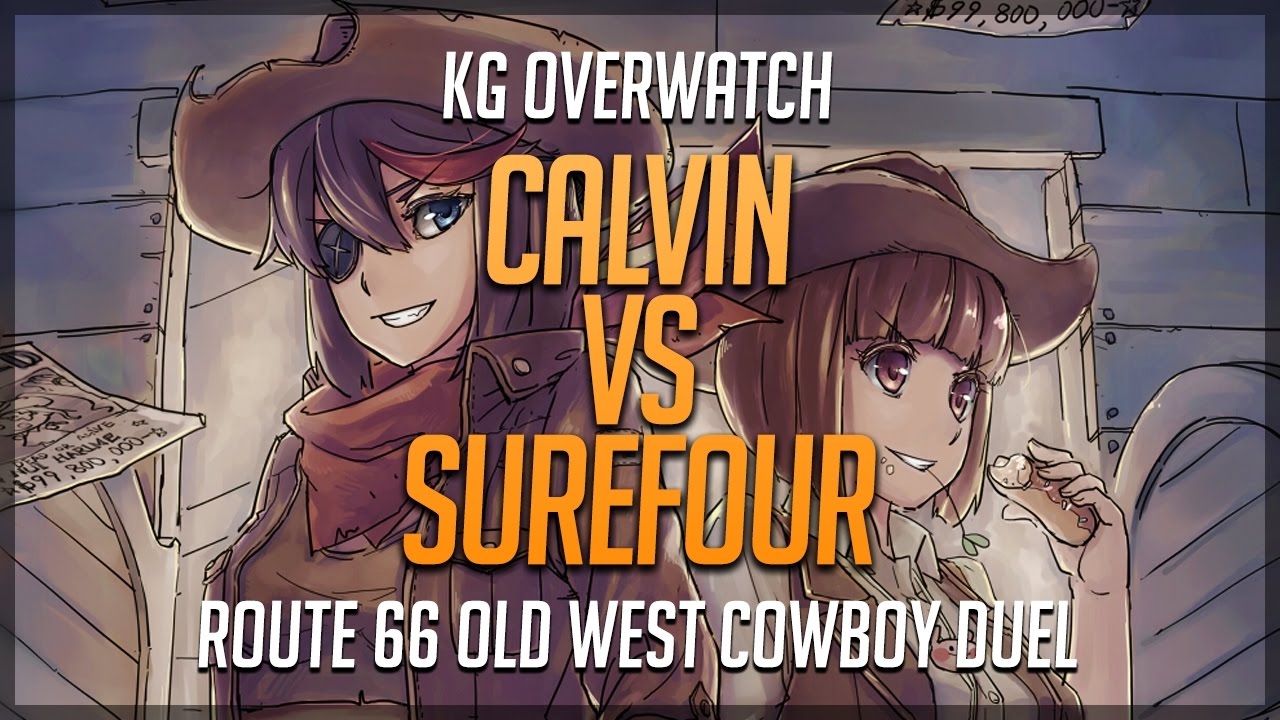 🎲 aimbotcalvin vs Surefour - Route 66 Old West Cowboy Duel - Full Match From Both Sides