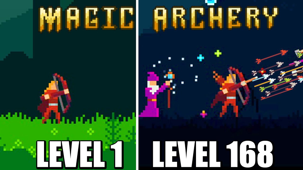 De 1 a 792801 Flechas por Segundo en una Hora - MAGIC ARCHERY Gameplay Español
