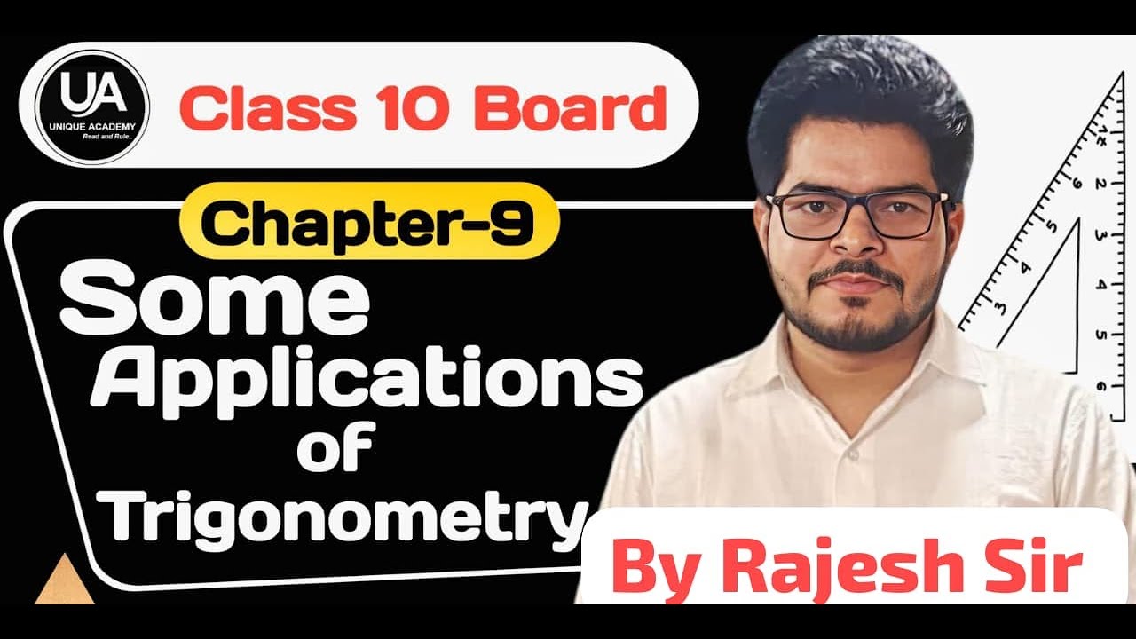 Class 10th Maths Chapter 9 Part 1 Some Applications of Trigonometry
