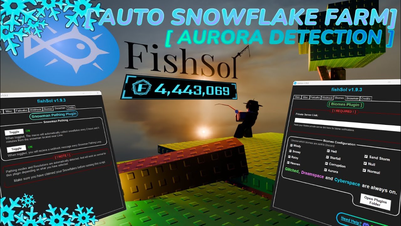 ЛУЧШИЙ МАКРОС для нового рождественского обновления в Sols RNG | Официальное руководство FishSol ...