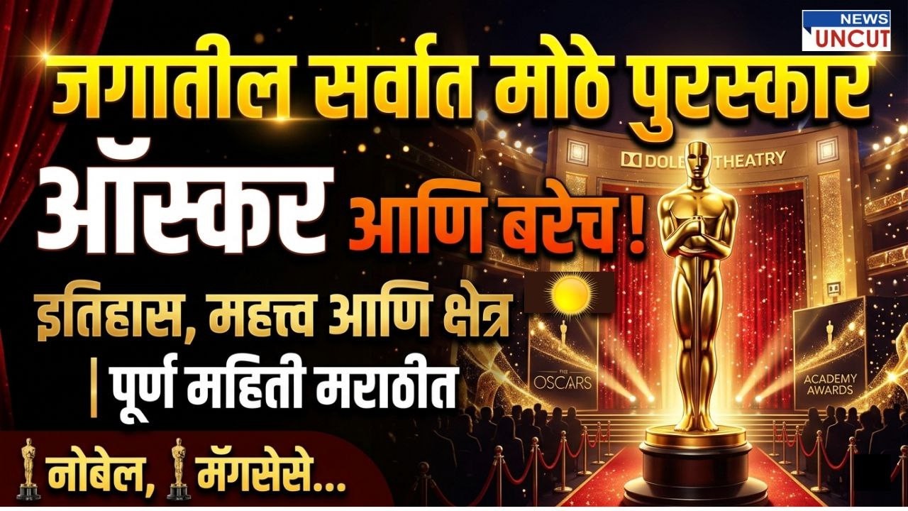 International Awards GK in Marathi | स्पर्धा परीक्षेसाठी महत्त्वाचे आंतरराष्ट्रीय पुरस्कार | #Oscar
