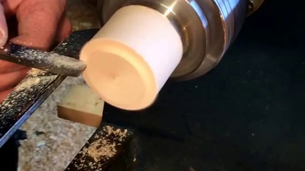 Dose drechseln aus Ahorn