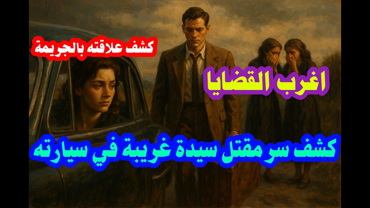 اغرب القضايا حل لغز موت سيدة غريبة في سيارته وكشف علاقته بالقتل