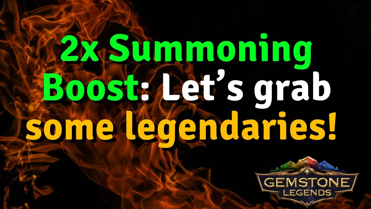 Grabbing some Wish List legendaries during the 2x SUMMONING BOOST! | Gemstone Legends