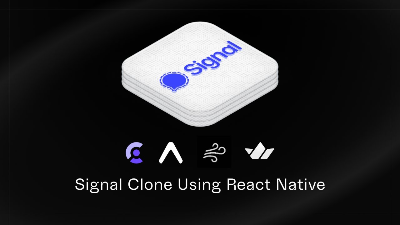 Signal Clone in React Native using Expo, Clerk and Nativewind