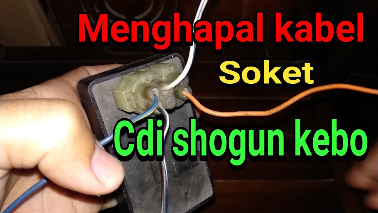 Kabel soket cdi shogun kebo by Wong Blitar @yudomotor
