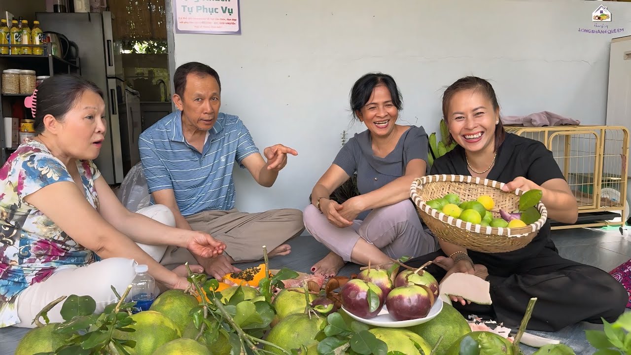 ĐƯỢC CÔ CHÚ PHƯƠNG XA ỦNG HỘ BƯỞI VỀ CHUẨN BỊ CHƯNG TẾT 