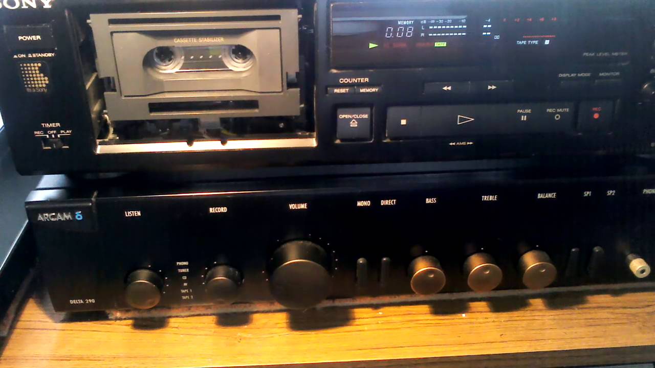 Arcam Delta 290 Amplifier 1994 - Sony TCK-570 Cassette Deck 1993. Simple Minds .