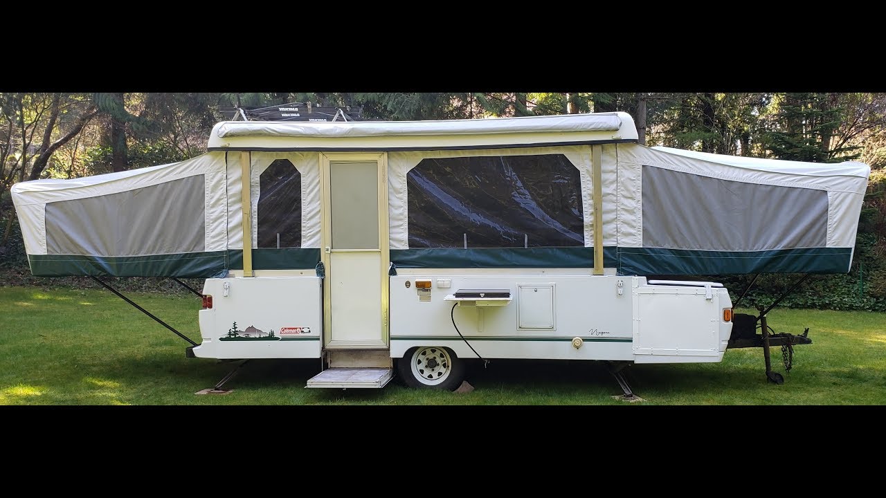 1999 Coleman Popup Camper Remodel Ep  7 Final Before and After