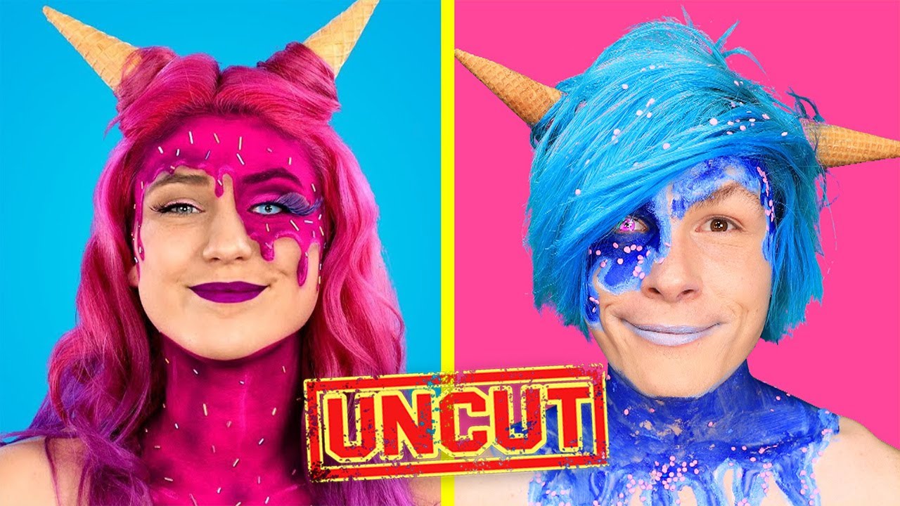 Try 11 Spooky Crafty Panda SFX Makeup Halloween Costumes with me