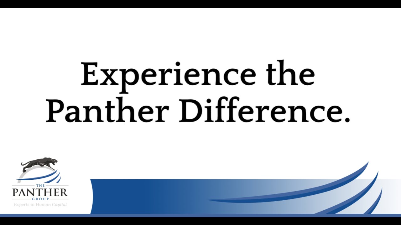 People Passion Purpose - Who is The Panther Group?