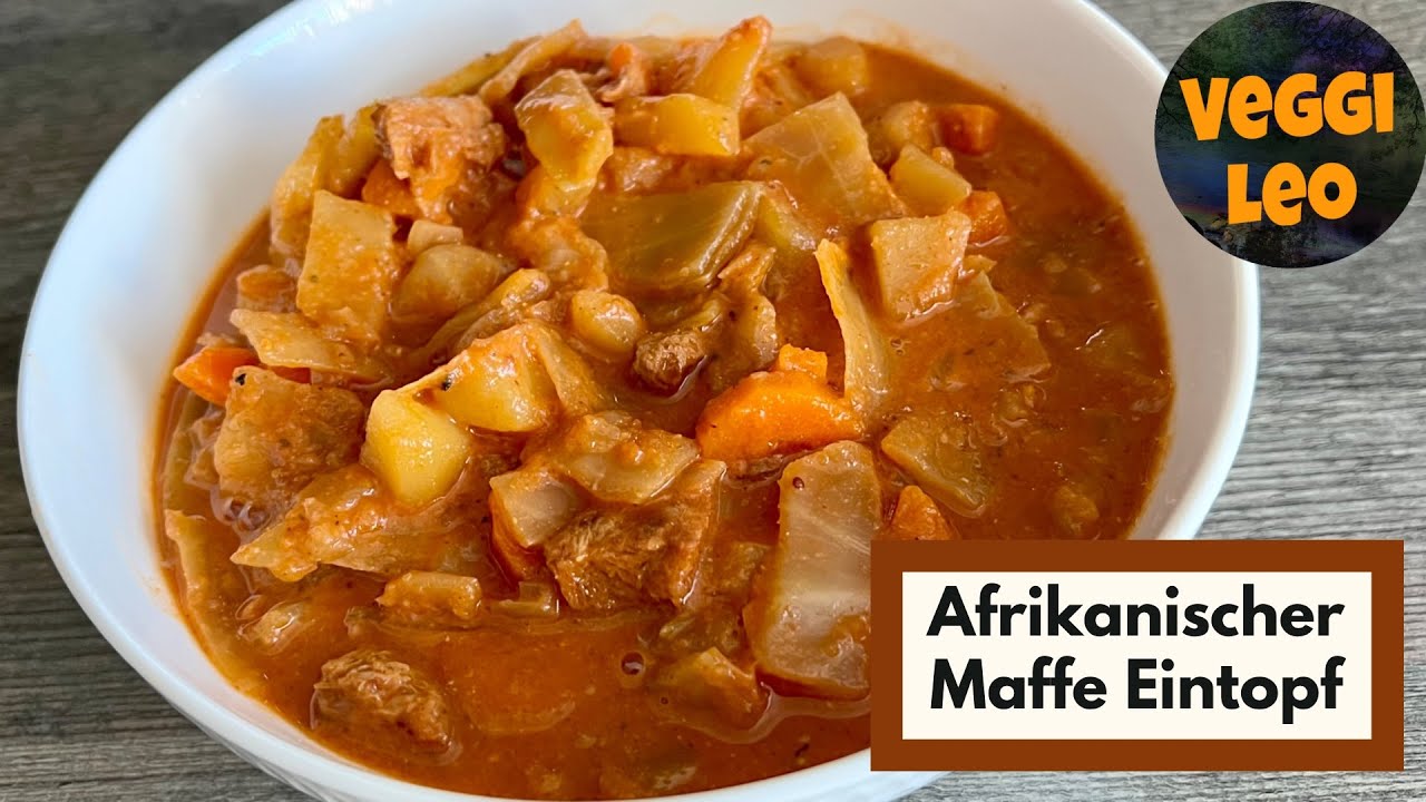 Afrikanischer Maffe Eintopf vegan im First Multikocher | wie Instant Pot