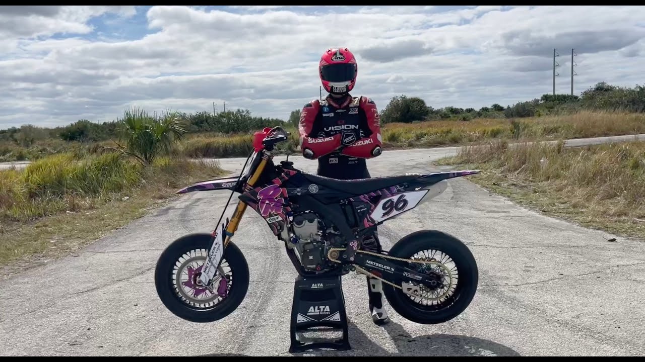 Testing my NEW 2024 Factory RMZ450 Supermoto!