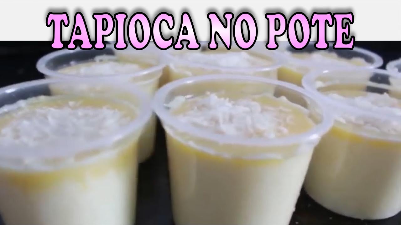 Como fazer CUSCUZ DE TAPIOCA NO POTE - Receitas da Paty - Faça e Venda