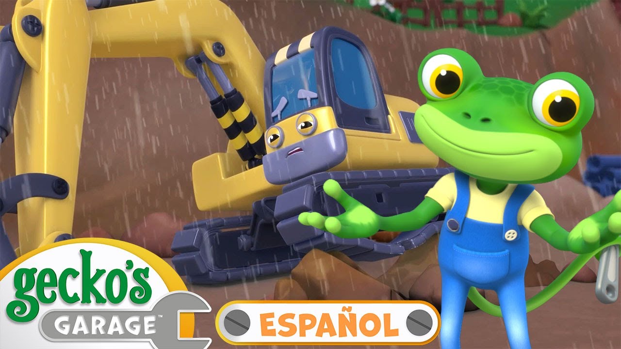 Emergencia en la tormenta | Garaje de Gecko | Carros para niños | Vídeos educativos