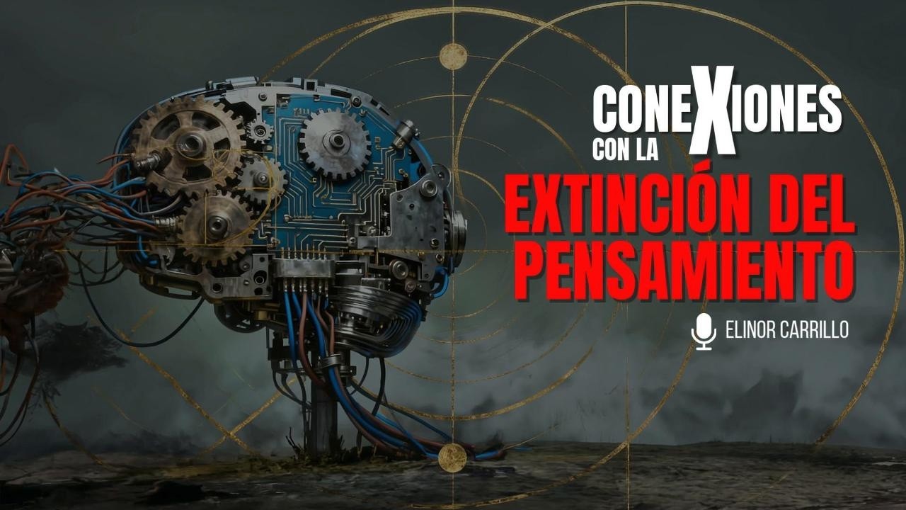 coneXiones con la EXTINCIÓN del PENSAMIENTO.