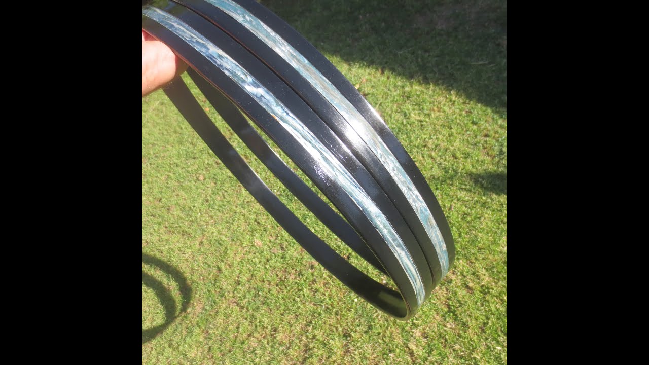 1963 Ludwig Blue Oyster Pearl Bass Drum Hoop Restoration