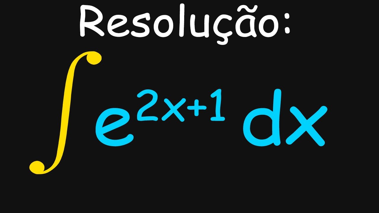 INTEGRAL POR SUBSTITUIÇÃO - EXERCÍCIO RESOLVIDO