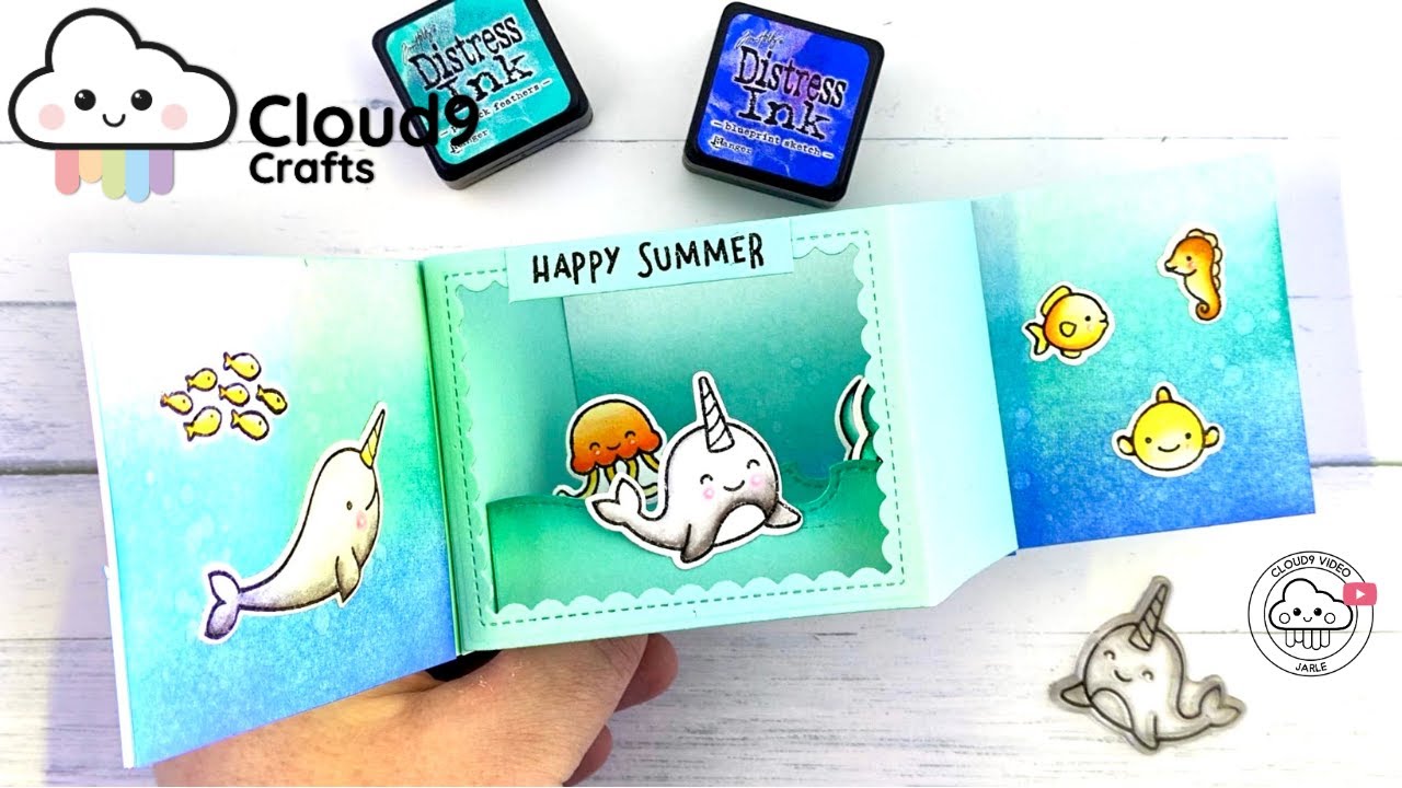 Extended Shadow Box Card (Cloud9 Crafts)
