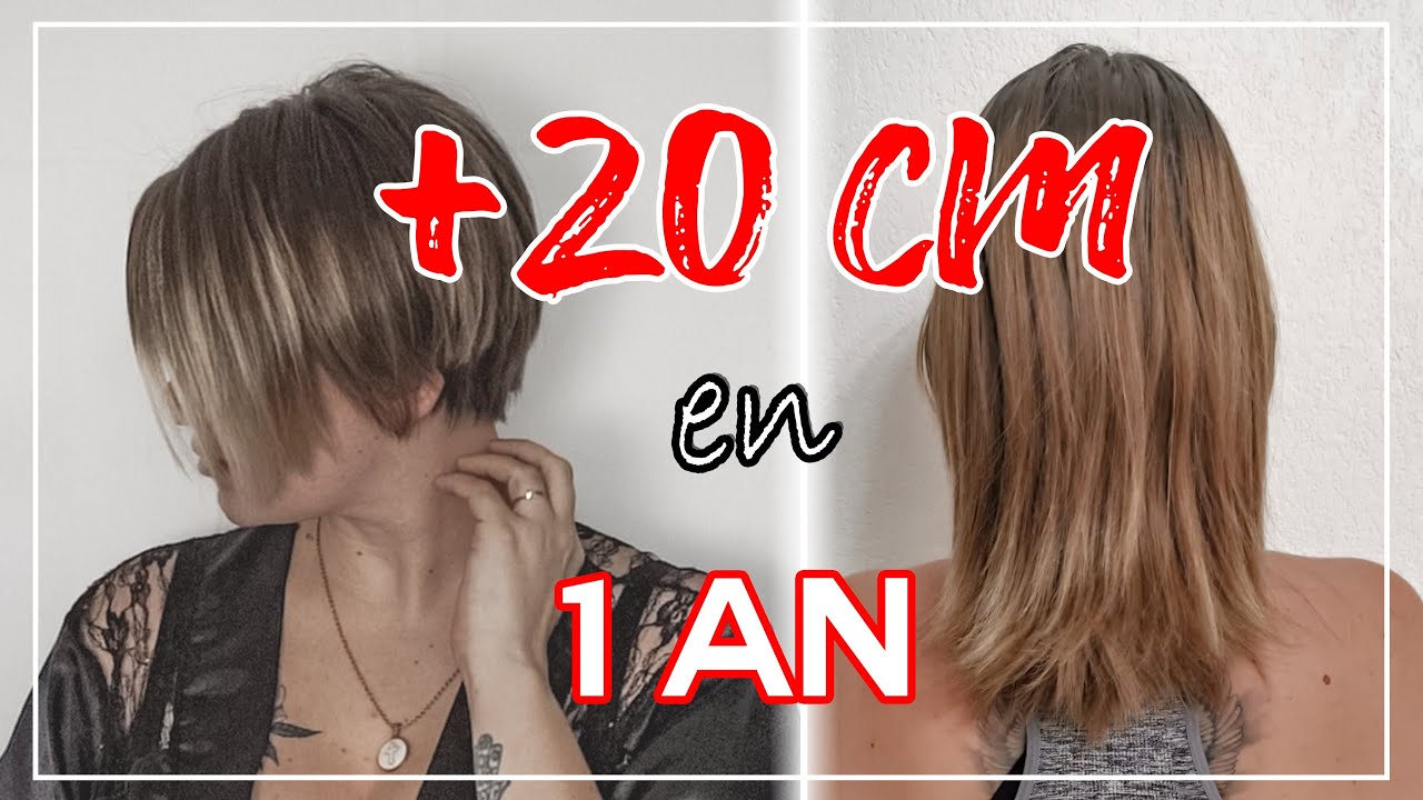 1 AN DE POUSSE DE CHEVEUX